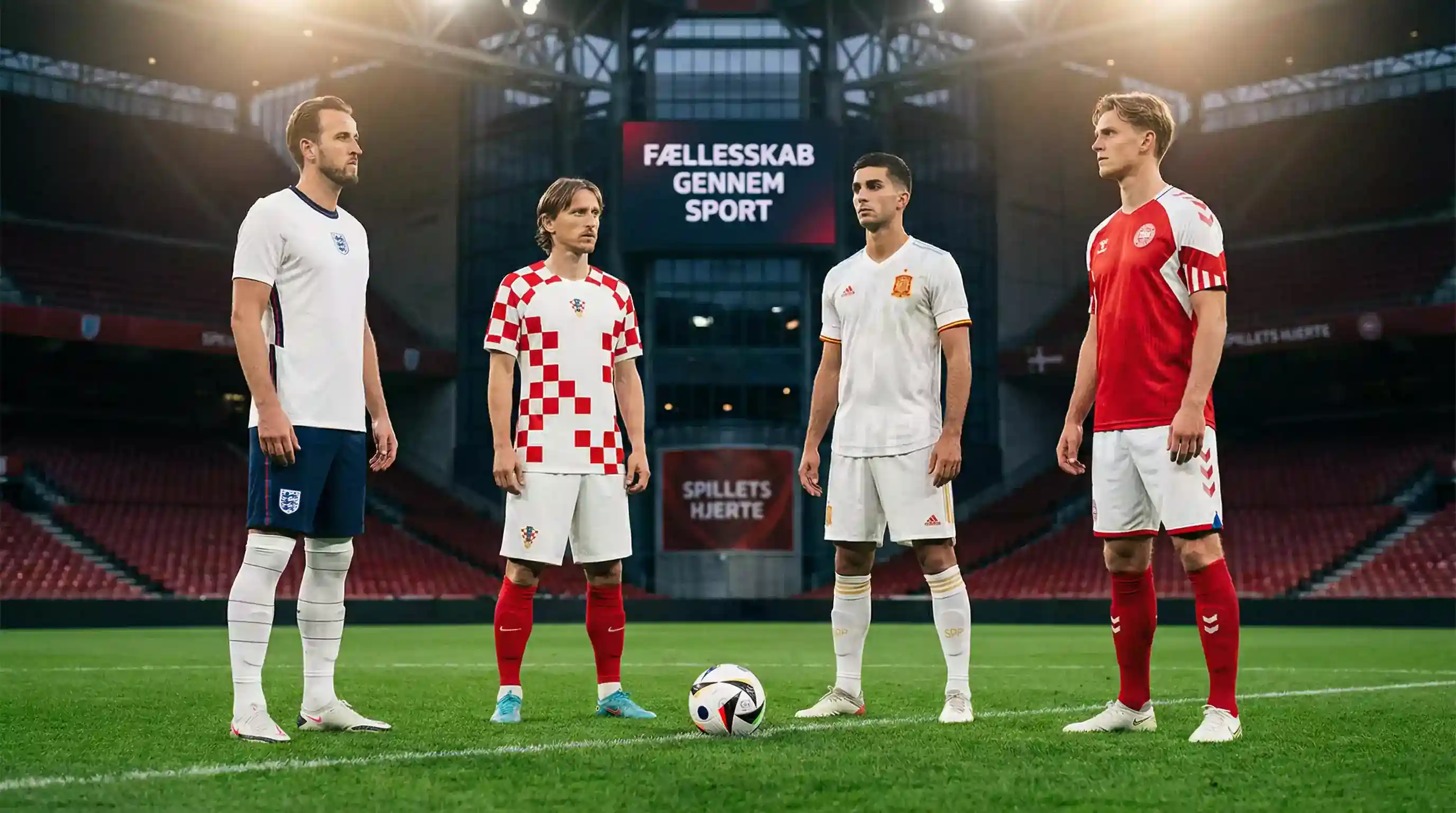 Fodboldspillere fra England, Kroatien, Ghana og Panama i pulje L ved VM 2026