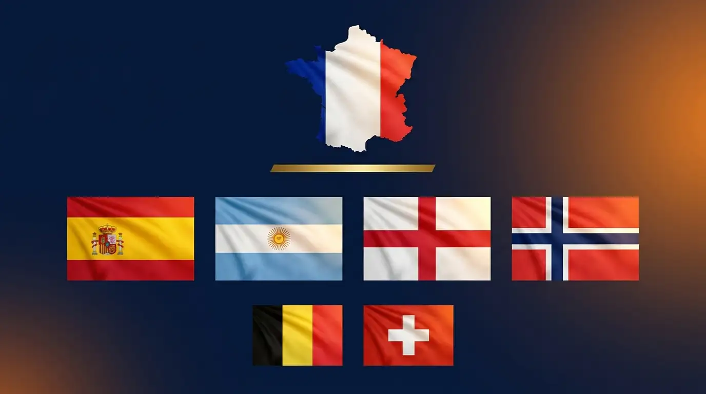 De syv resterende nationer i VM 2026 rangeret efter aktuelle vinder-odds